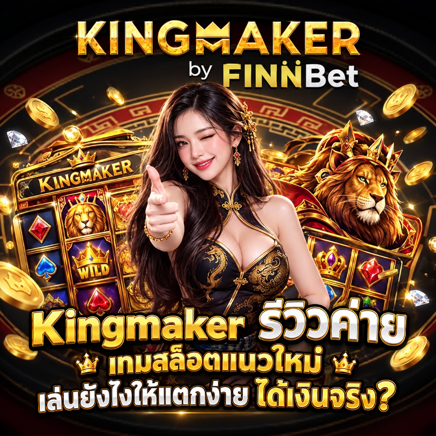 Kingmaker รีวิวค่ายเกมสล็อตแนวใหม่ เล่นยังไงให้แตกง่าย ได้เงินจริง?